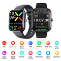 Blood Sugar Glucose Monitor Smart Watch for Diabetics SOS Emergency Alarm Call-0