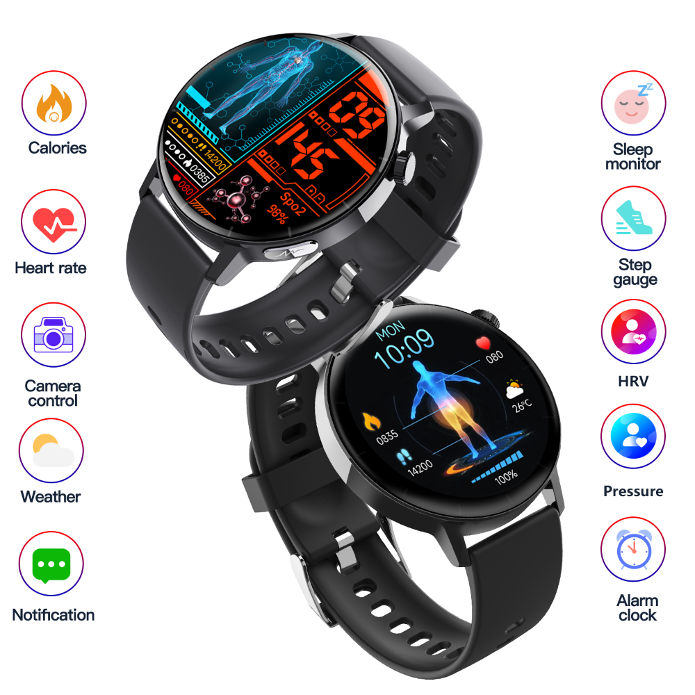 ECG monitor Smart Watch Non Invasive Blood Glucose Smart Watch with Blood Component Analysis-2